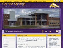 Tablet Screenshot of cshs.cscisd.net