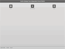 Tablet Screenshot of cscisd.net
